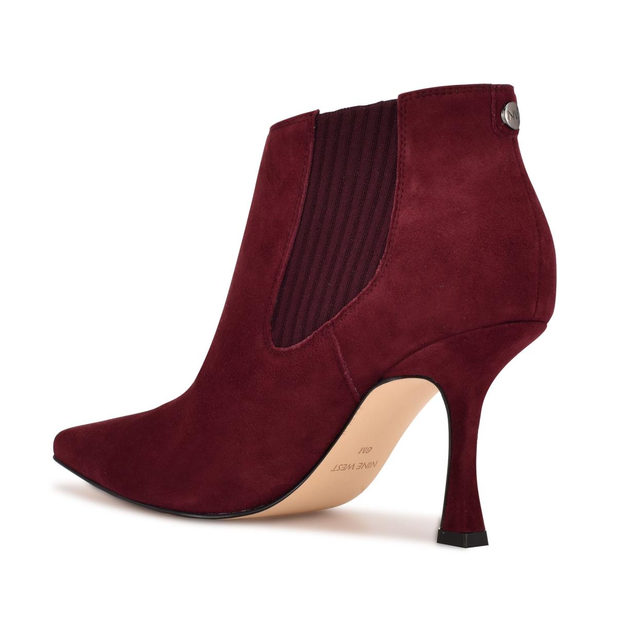 Nine West Sofia Kleider Stiefeletten Damen Bordeaux | 0187GKSPB