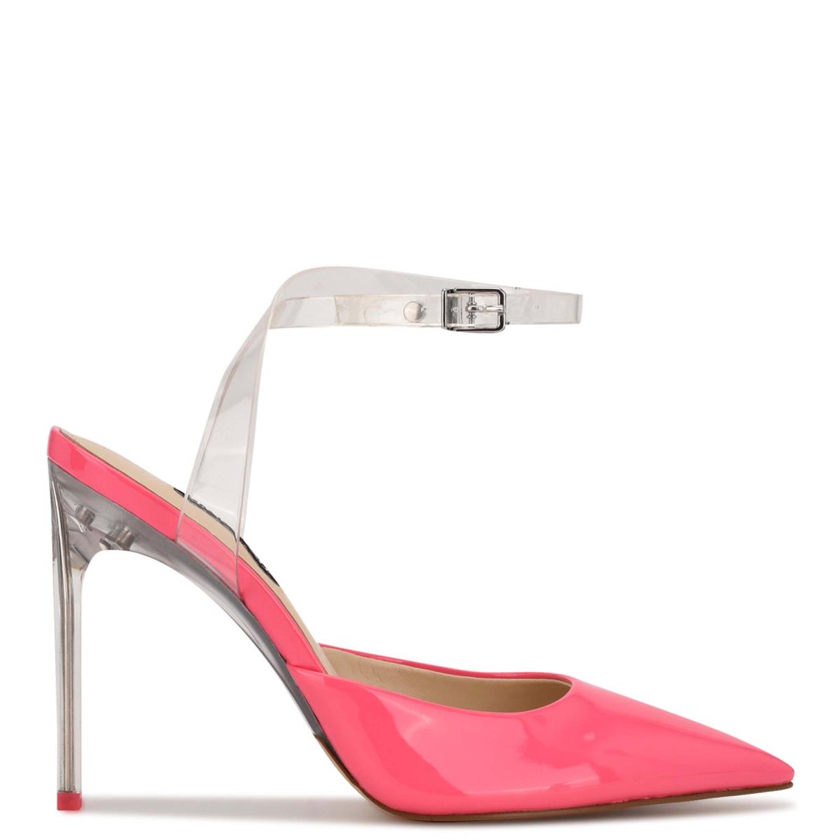 Nine West Sparkea Ankle Riemen Pumps Damen Rosa | 7834ELHAO