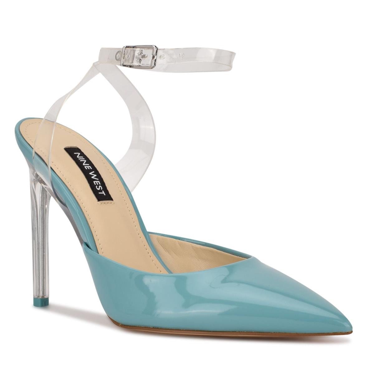 Nine West Sparkea Ankle Riemen Pumps Damen Blau | 7906AICNK