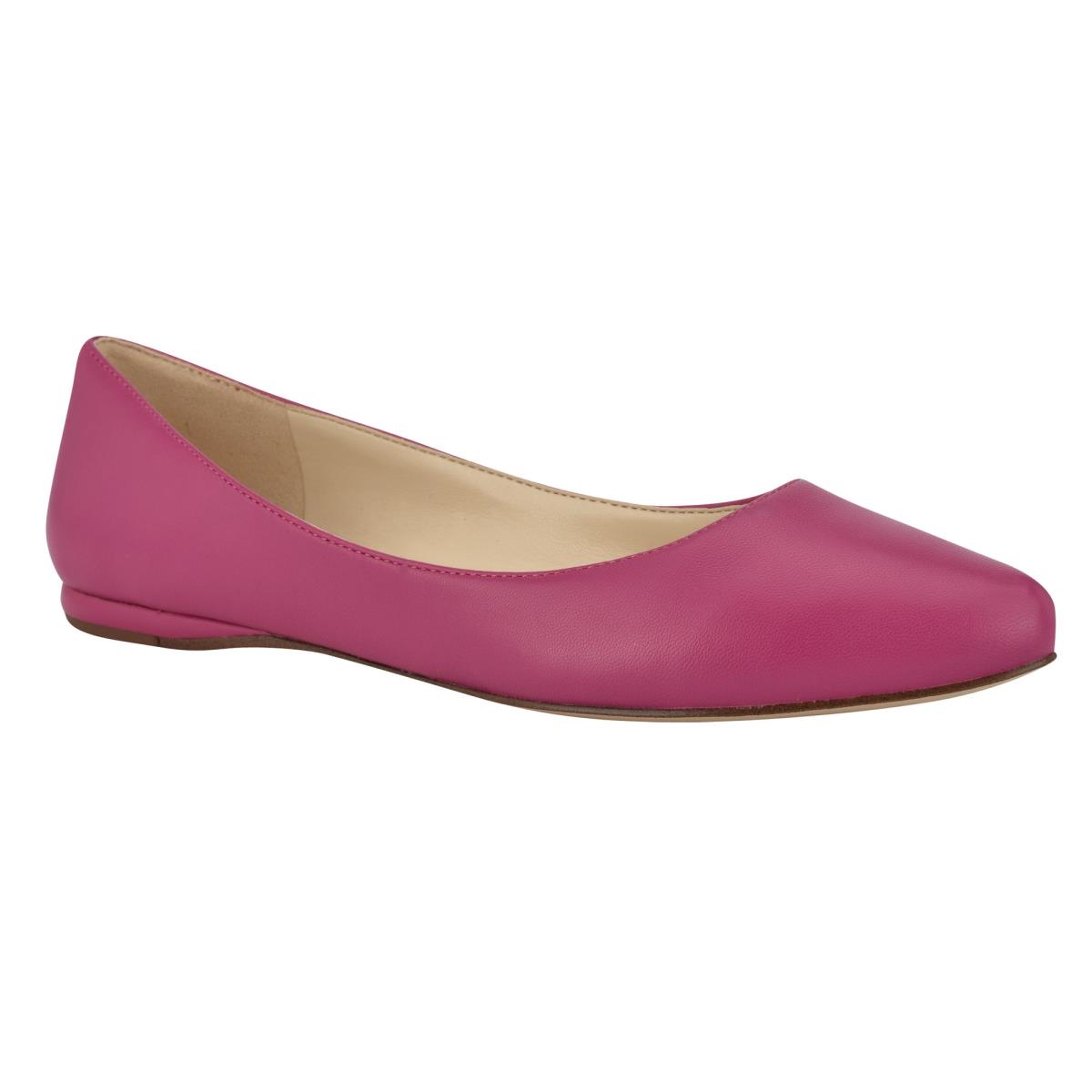 Nine West Speakup Almond Kappe Ballerinas Damen Rosa | 0512YAVRW