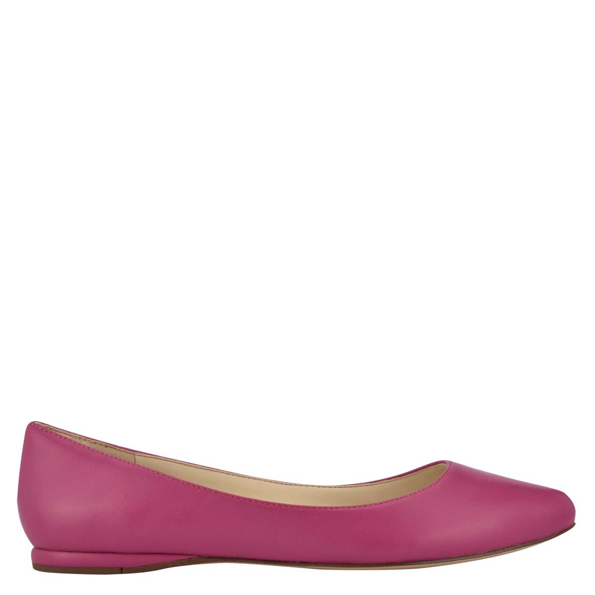 Nine West Speakup Almond Kappe Ballerinas Damen Rosa | 0512YAVRW