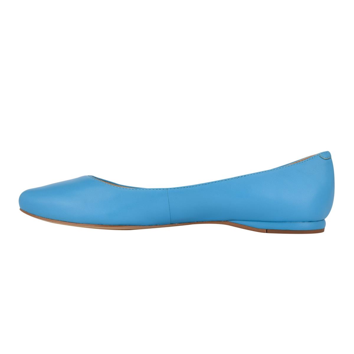 Nine West Speakup Almond Kappe Ballerinas Damen Blau | 1367CLNKH