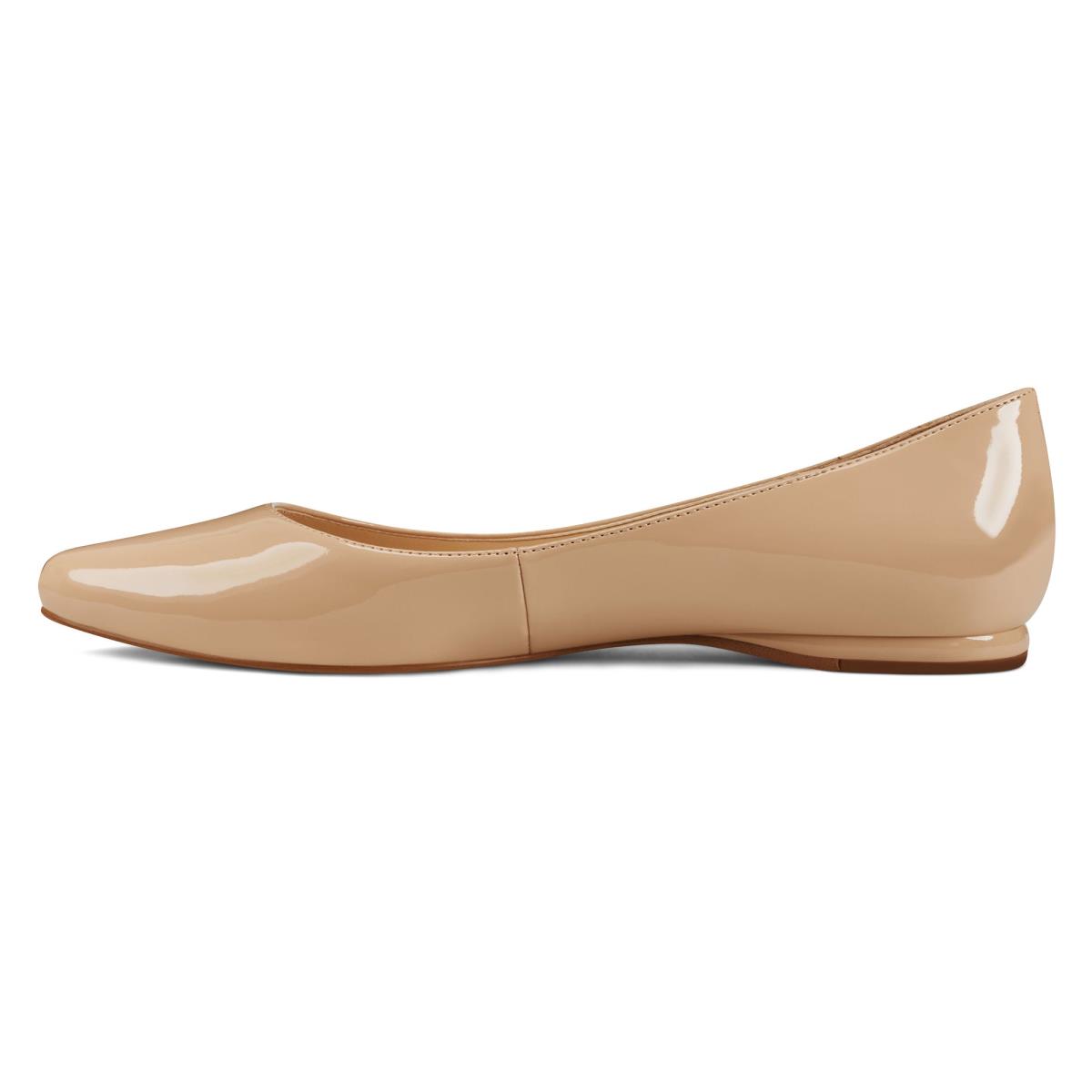 Nine West Speakup Almond Kappe Flats Damen Hellbeige | 0583JWQAO