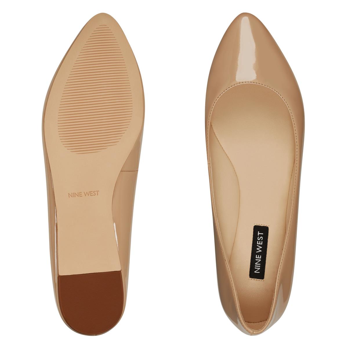 Nine West Speakup Almond Kappe Flats Damen Hellbeige | 0583JWQAO