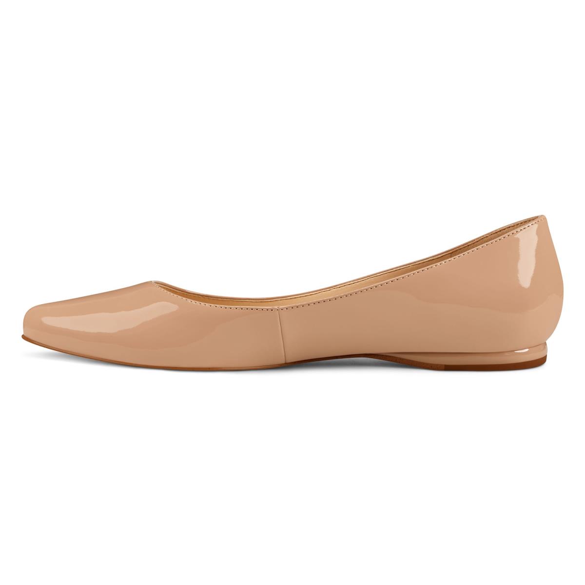 Nine West Speakup Almond Kappe Flats Damen Grau Braun | 5082MTDER