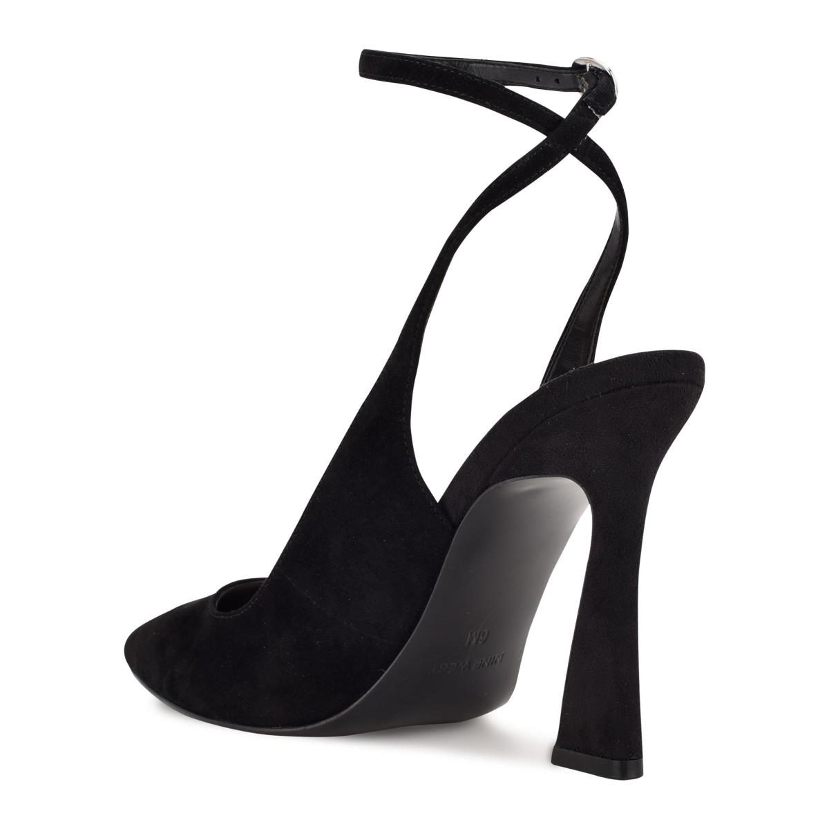 Nine West Tabita Ankle Riemen Kleider Pumps Damen Schwarz | 6012LOKSI