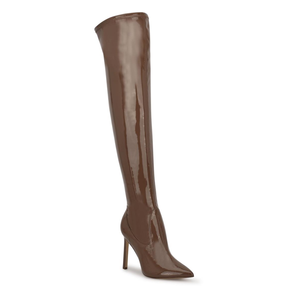 Nine West Tacy Over The Knee Stiefel Damen Braun | 6751OMNGA