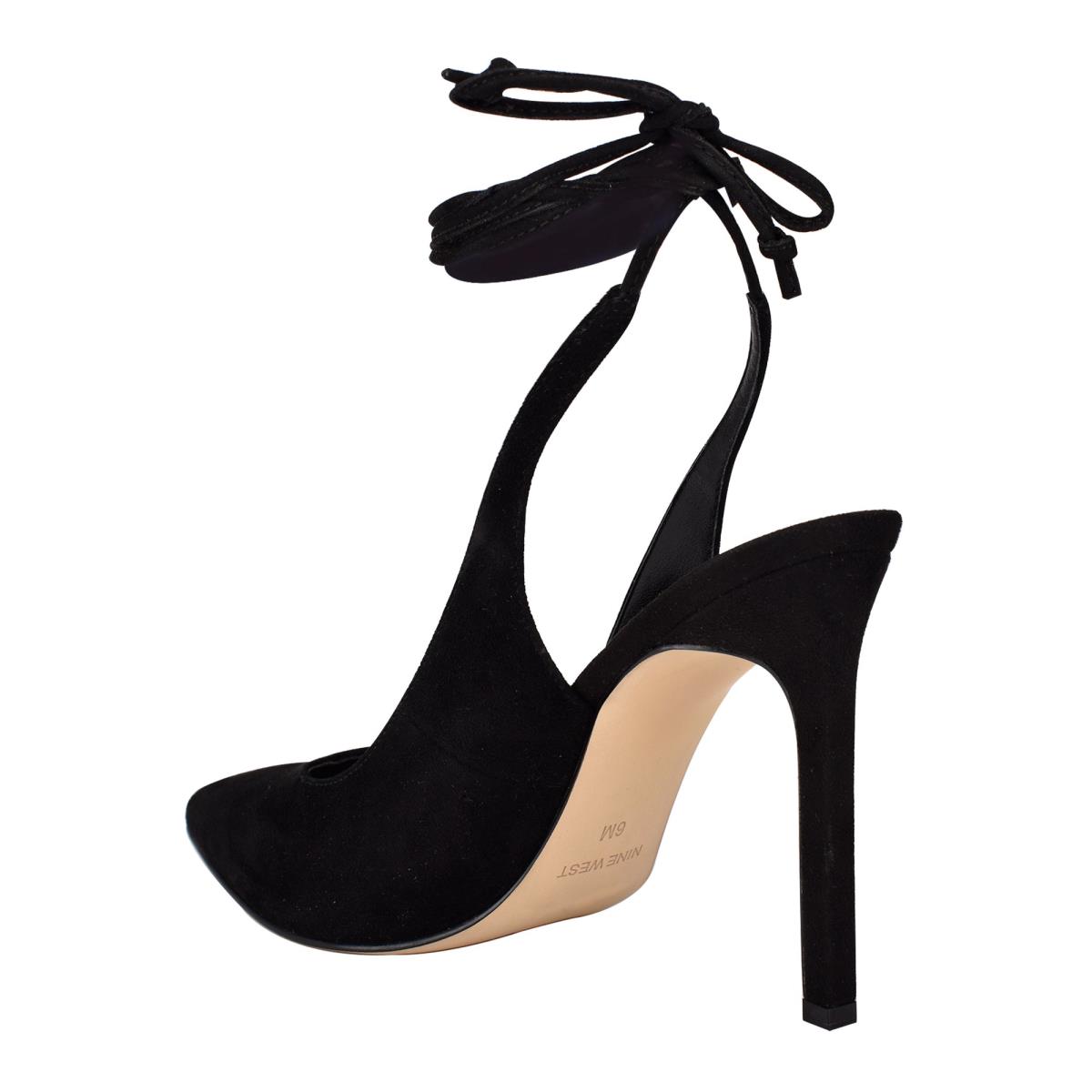 Nine West Talon Ankle Wrap Kleider Pumps Damen Schwarz | 4153FWURV