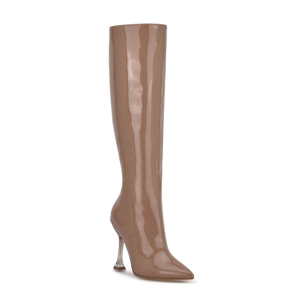 Nine West Talya Kleid Stiefel Damen Braun | 9563RSDAP