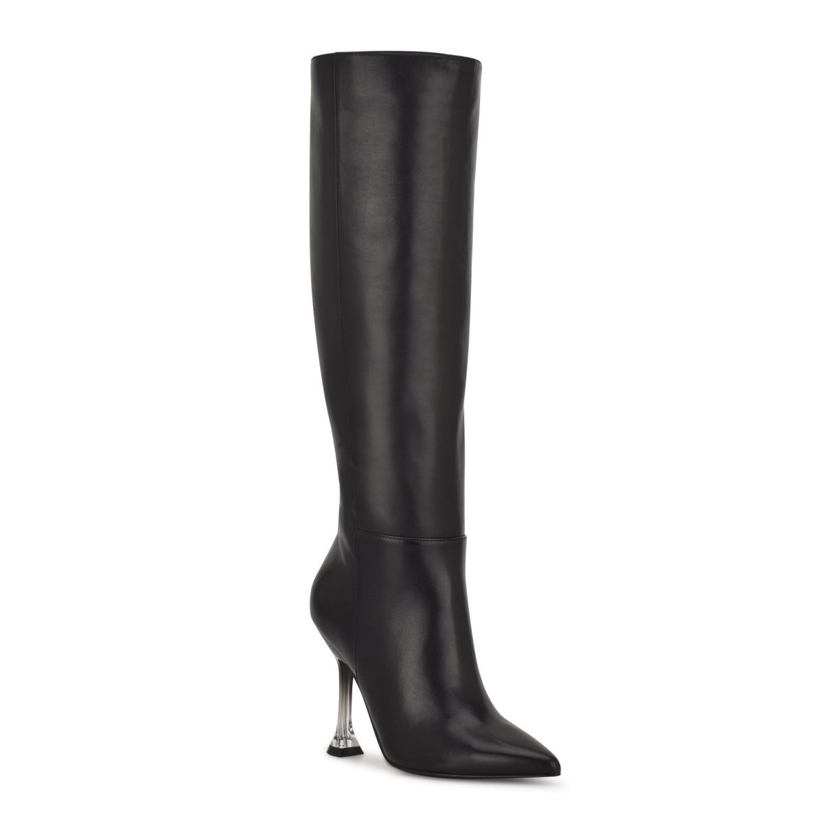 Nine West Talya Kleid Stiefel Damen Schwarz | 0491XPNTR