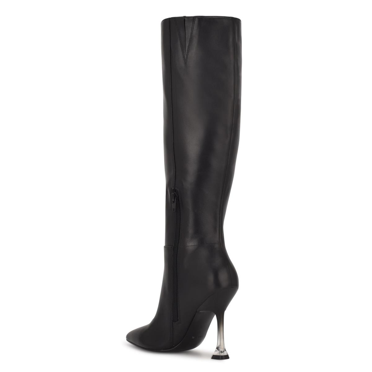 Nine West Talya Kleid Stiefel Damen Schwarz | 0491XPNTR