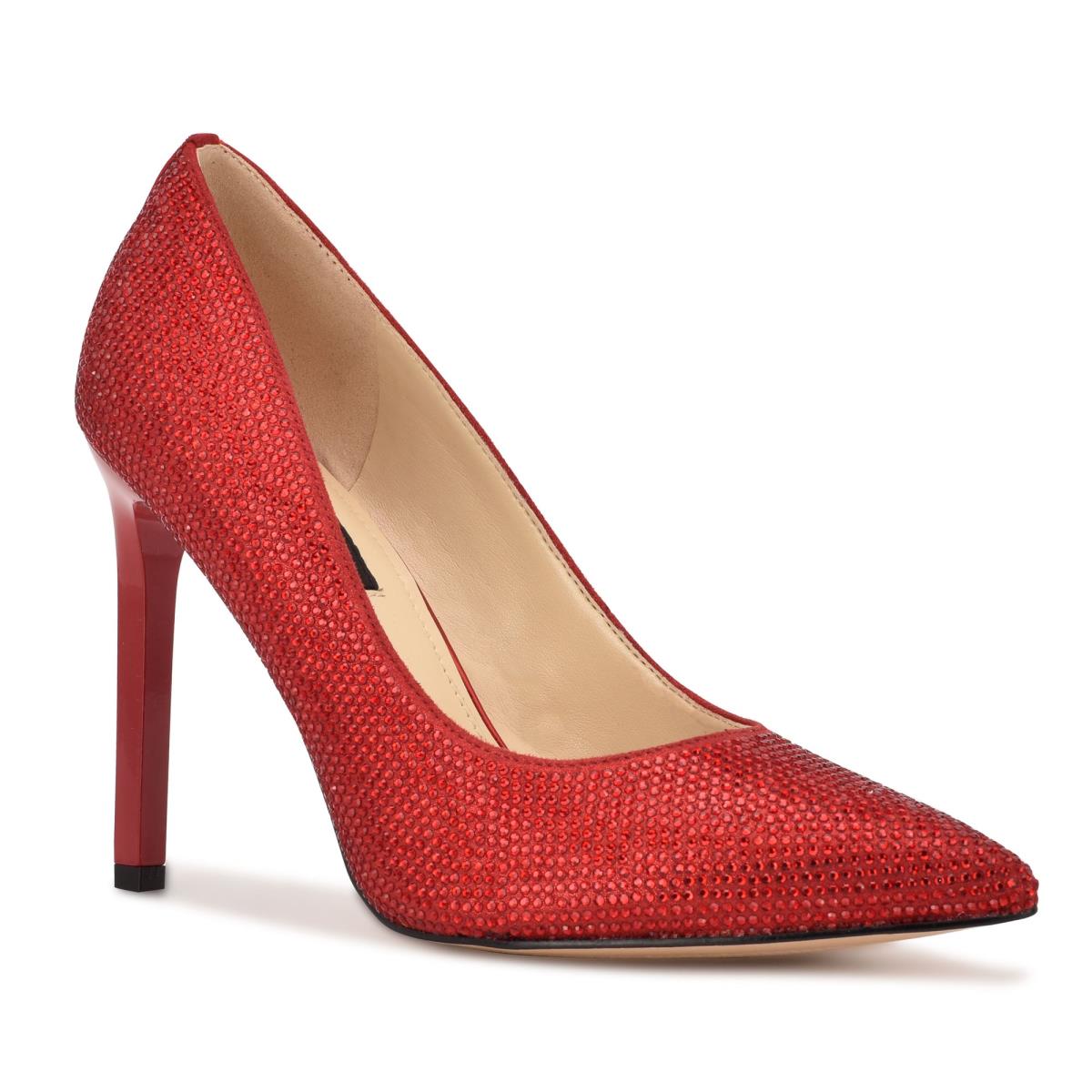 Nine West Tatiah Kleider Pumps Damen Rot | 6578MXDFI