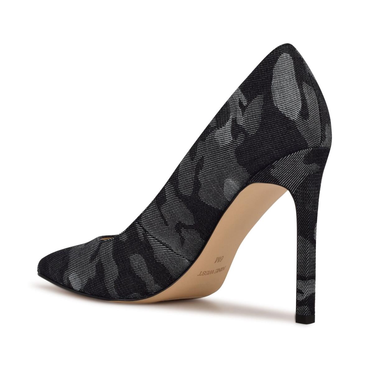 Nine West Tatiana Pointy Kappe Pumps Damen Blau Camouflage | 1623QBWMJ