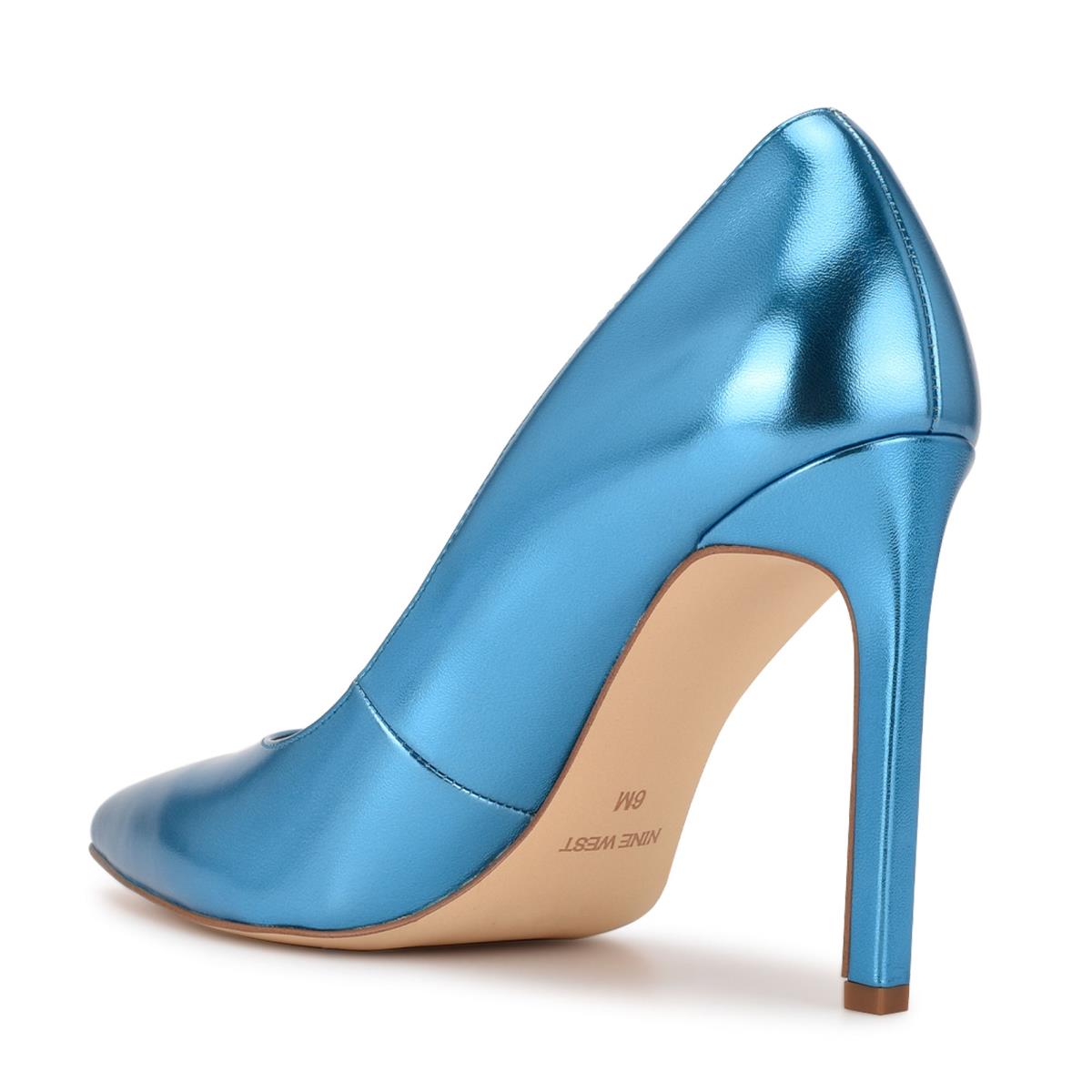 Nine West Tatiana Pointy Kappe Pumps Damen Hellblau | 2460RXCET