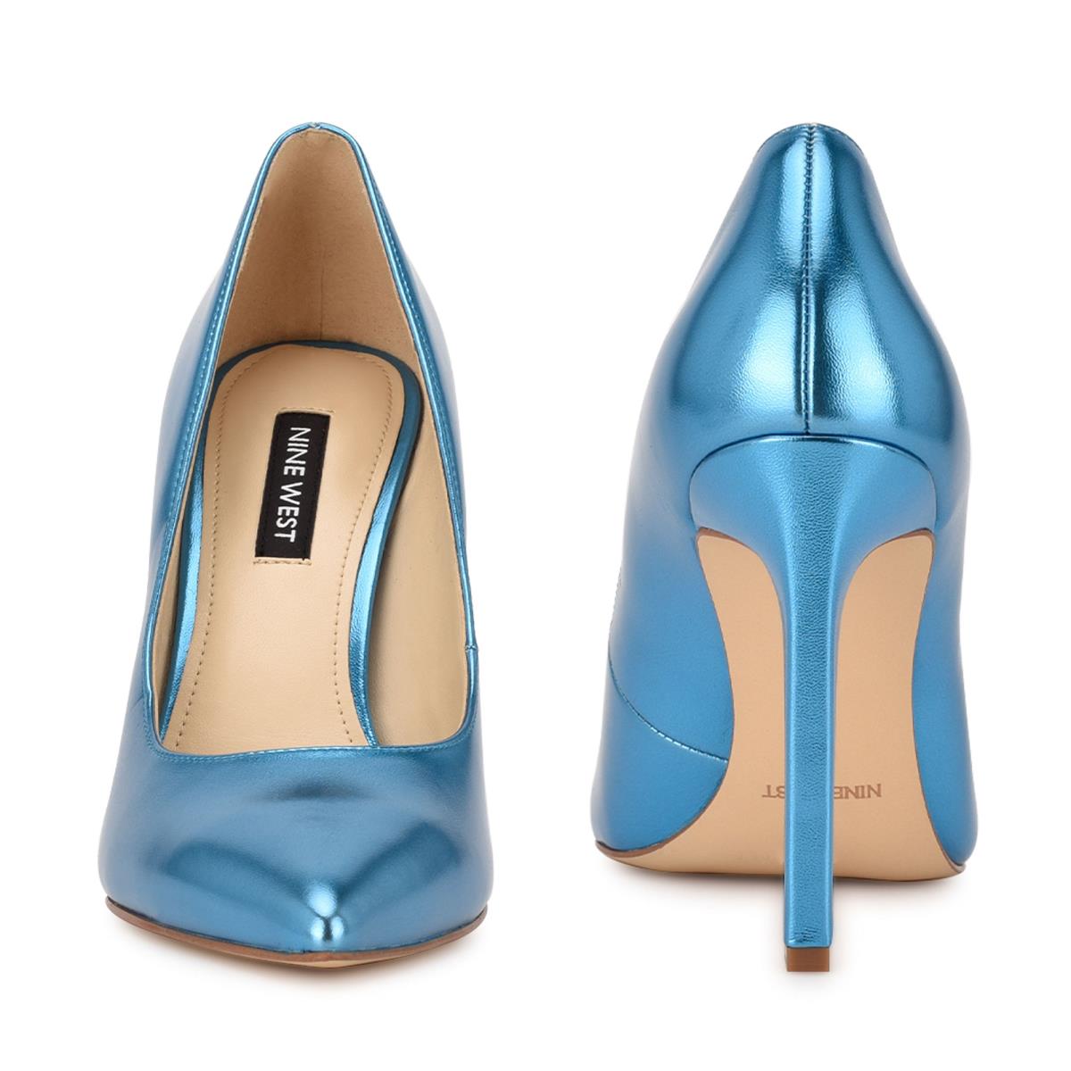 Nine West Tatiana Pointy Kappe Pumps Damen Hellblau | 2460RXCET