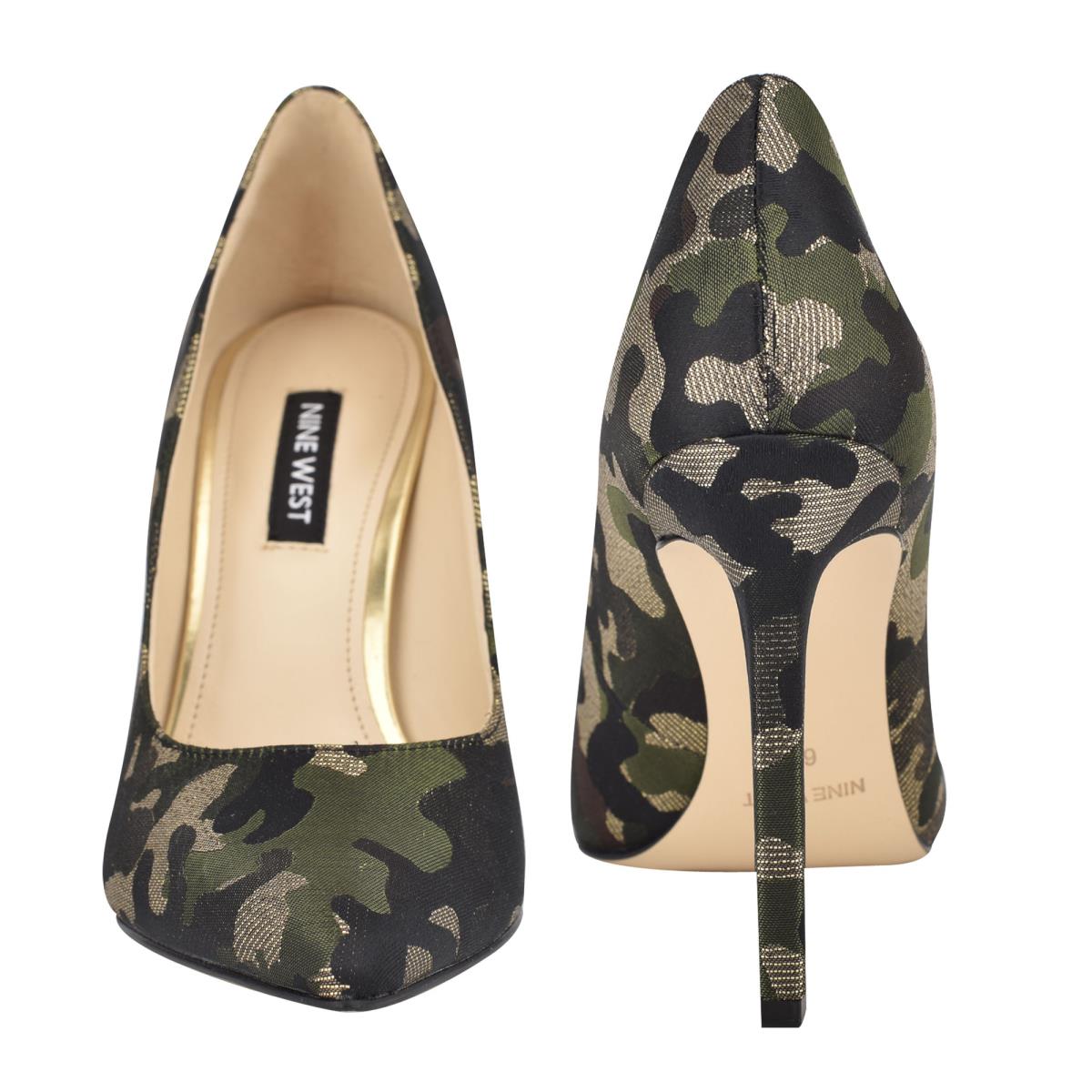 Nine West Tatiana Pointy Kappe Pumps Damen Camouflage | 6935GMWKQ