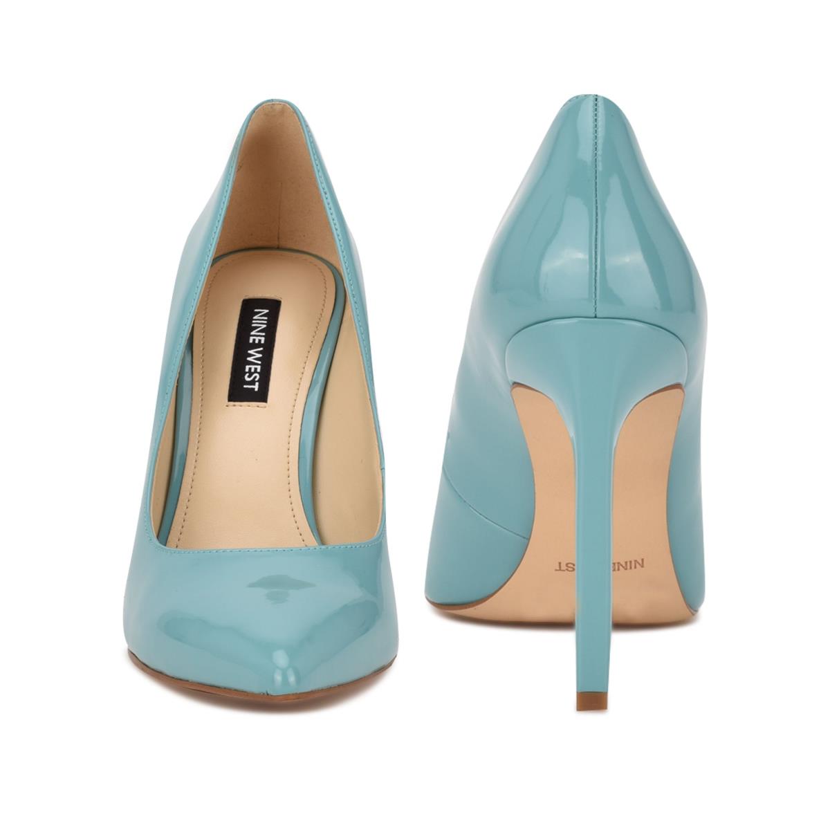 Nine West Tatiana Pointy Kappe Pumps Damen Blau | 7108UDGAC