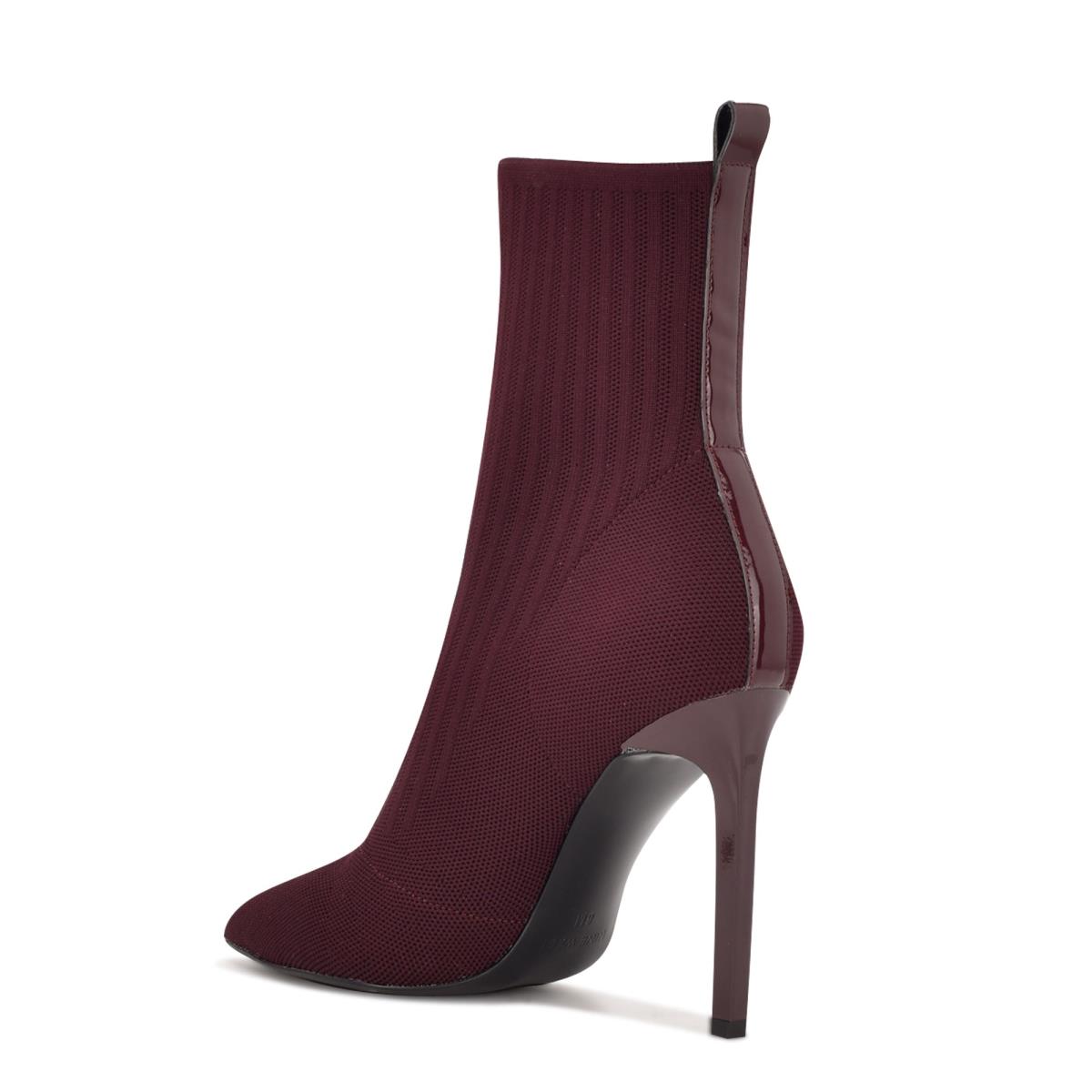 Nine West Teoy Kleider Stiefeletten Damen Bordeaux | 1836RQPBW