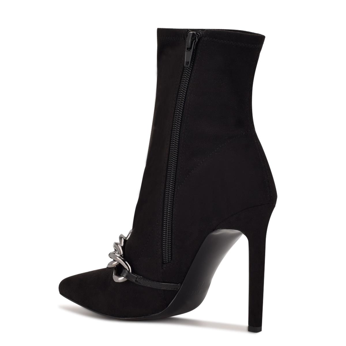 Nine West Timbaa Kleider Bootie Stiefeletten Damen Schwarz | 0826GZVOM