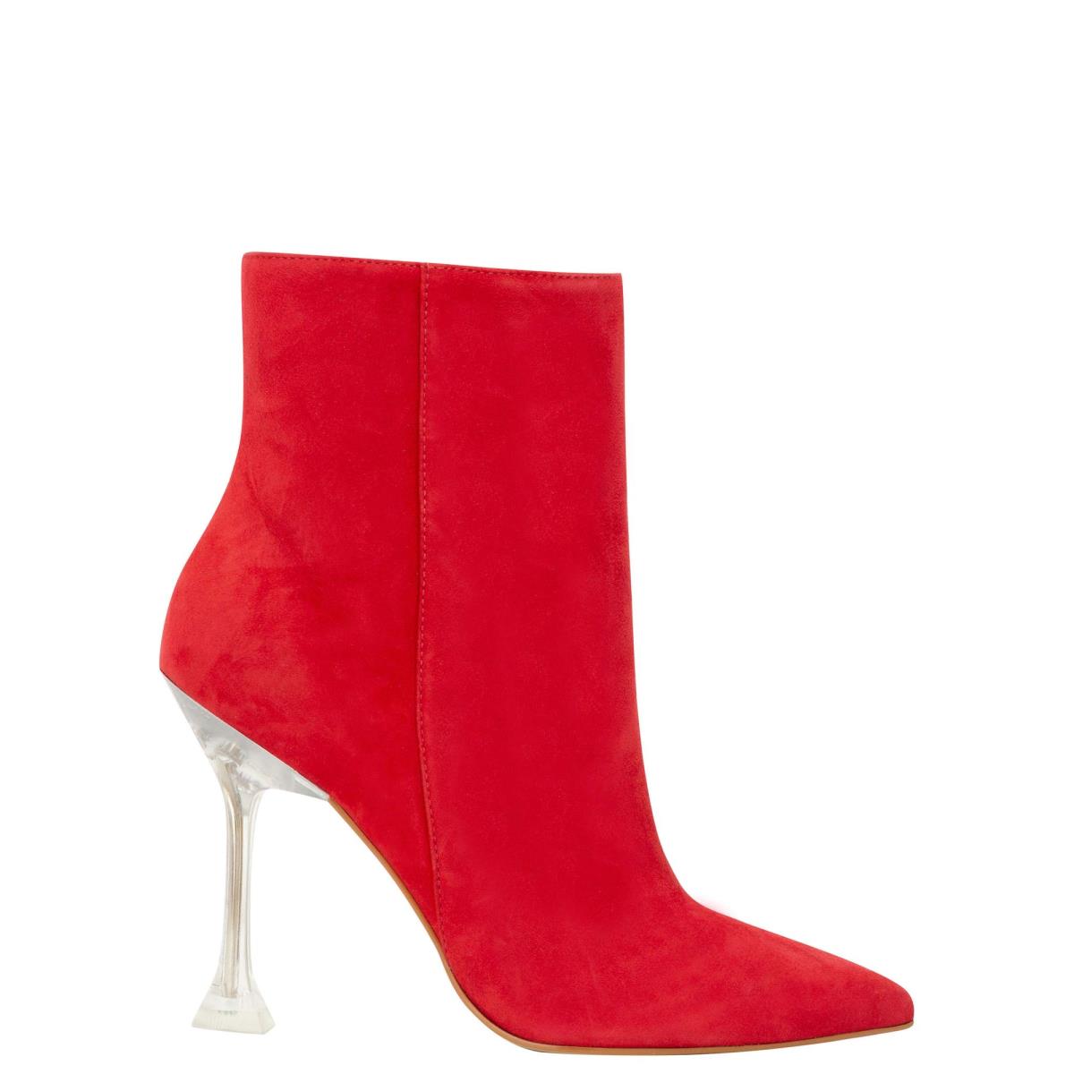 Nine West Tonight Kleider Stiefeletten Damen Rot | 8261DORNQ