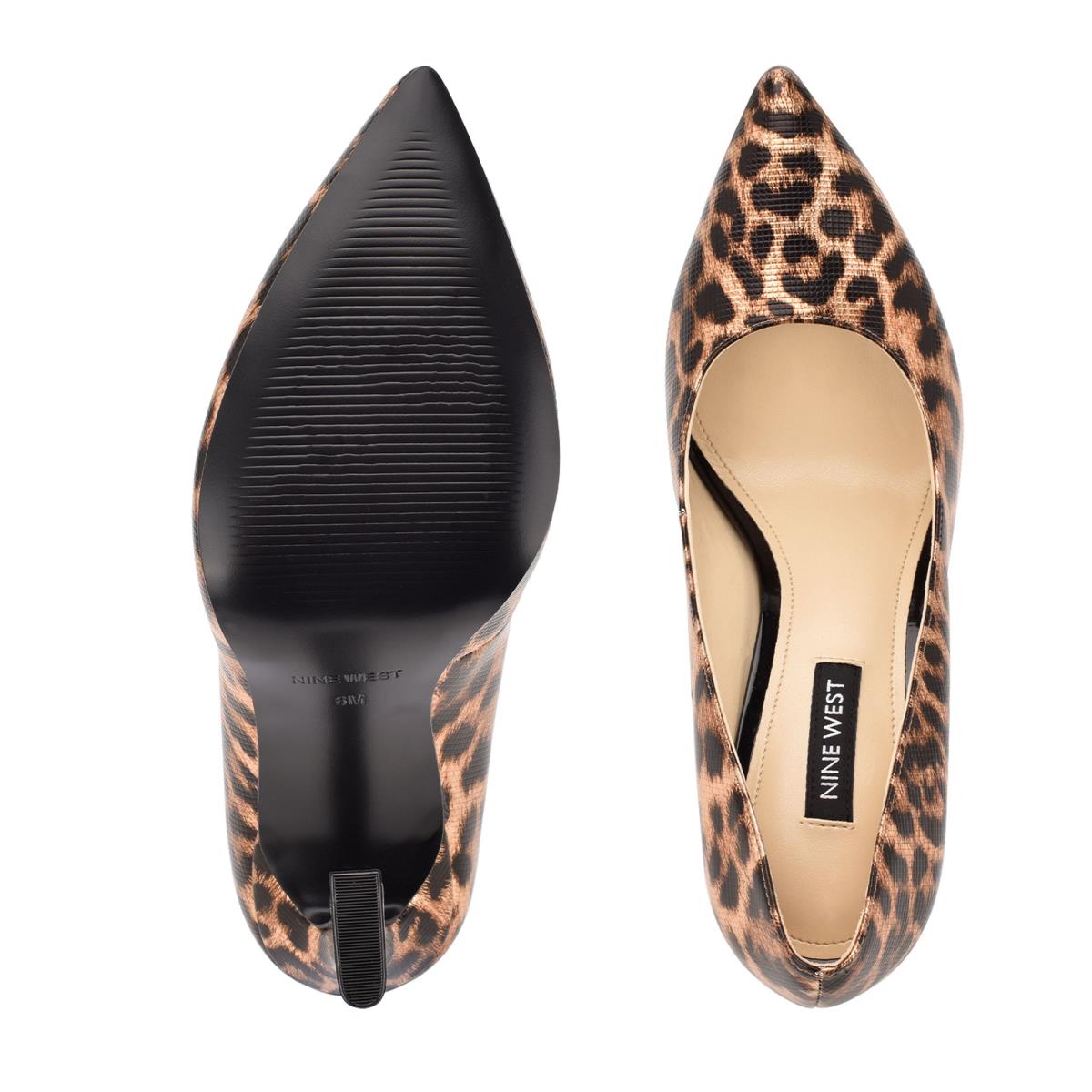 Nine West Trendz Pointy Kappe Pumps Damen Leopard | 1938YGEXK