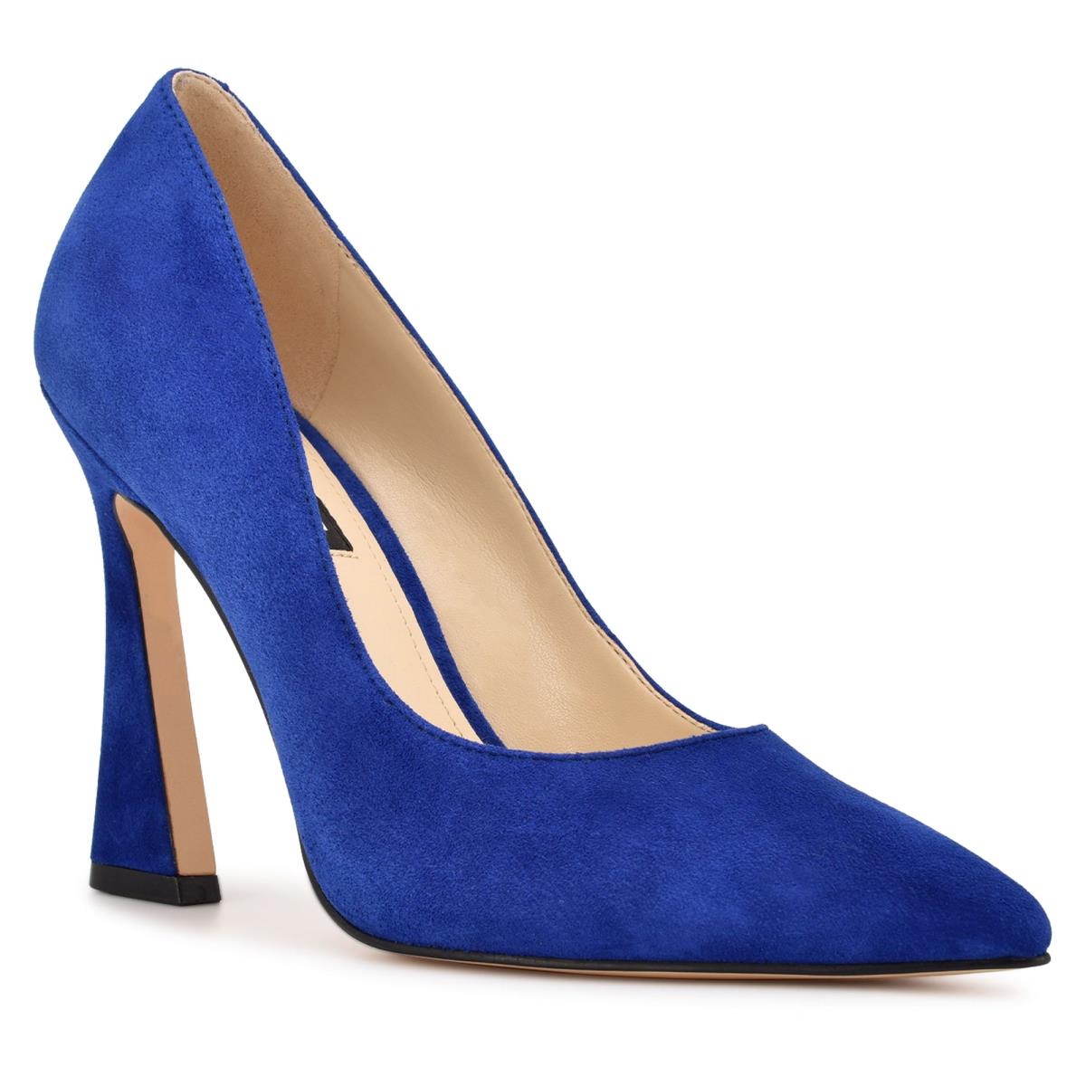 Nine West Trendz Pointy Kappe Pumps Damen Tiefesblau | 3269QOIPC