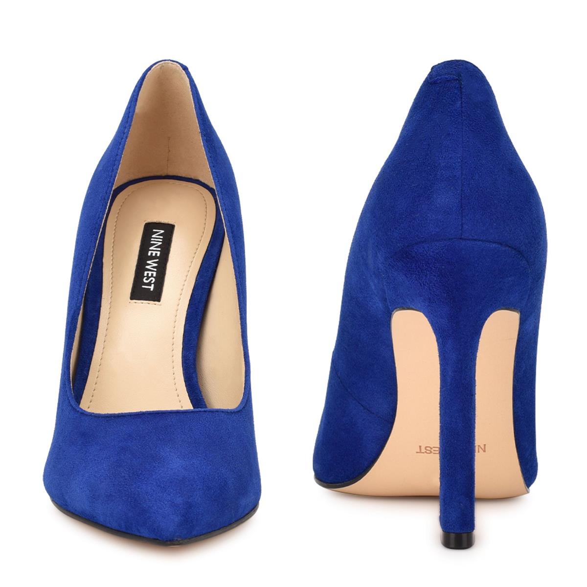 Nine West Trendz Pointy Kappe Pumps Damen Tiefesblau | 3269QOIPC