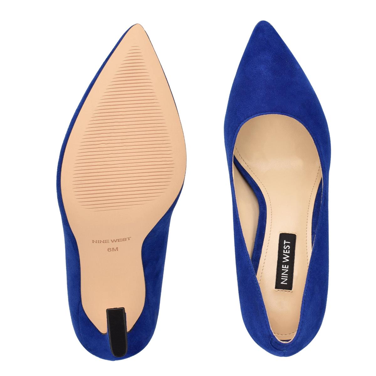 Nine West Trendz Pointy Kappe Pumps Damen Tiefesblau | 3269QOIPC