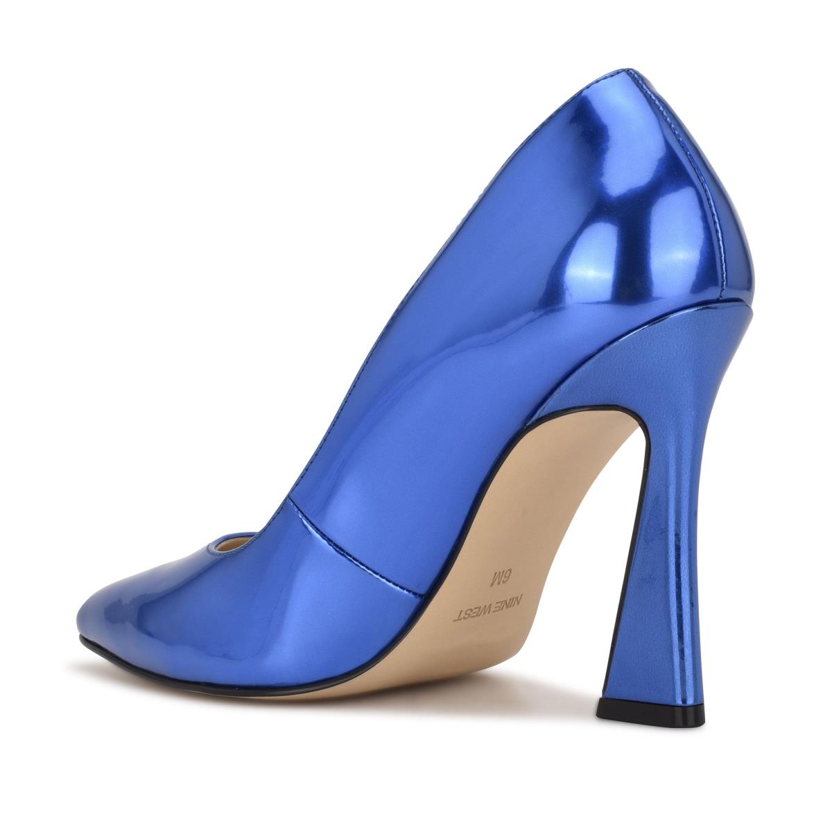 Nine West Trendz Pointy Kappe Pumps Damen Blau | 7432BYFIN