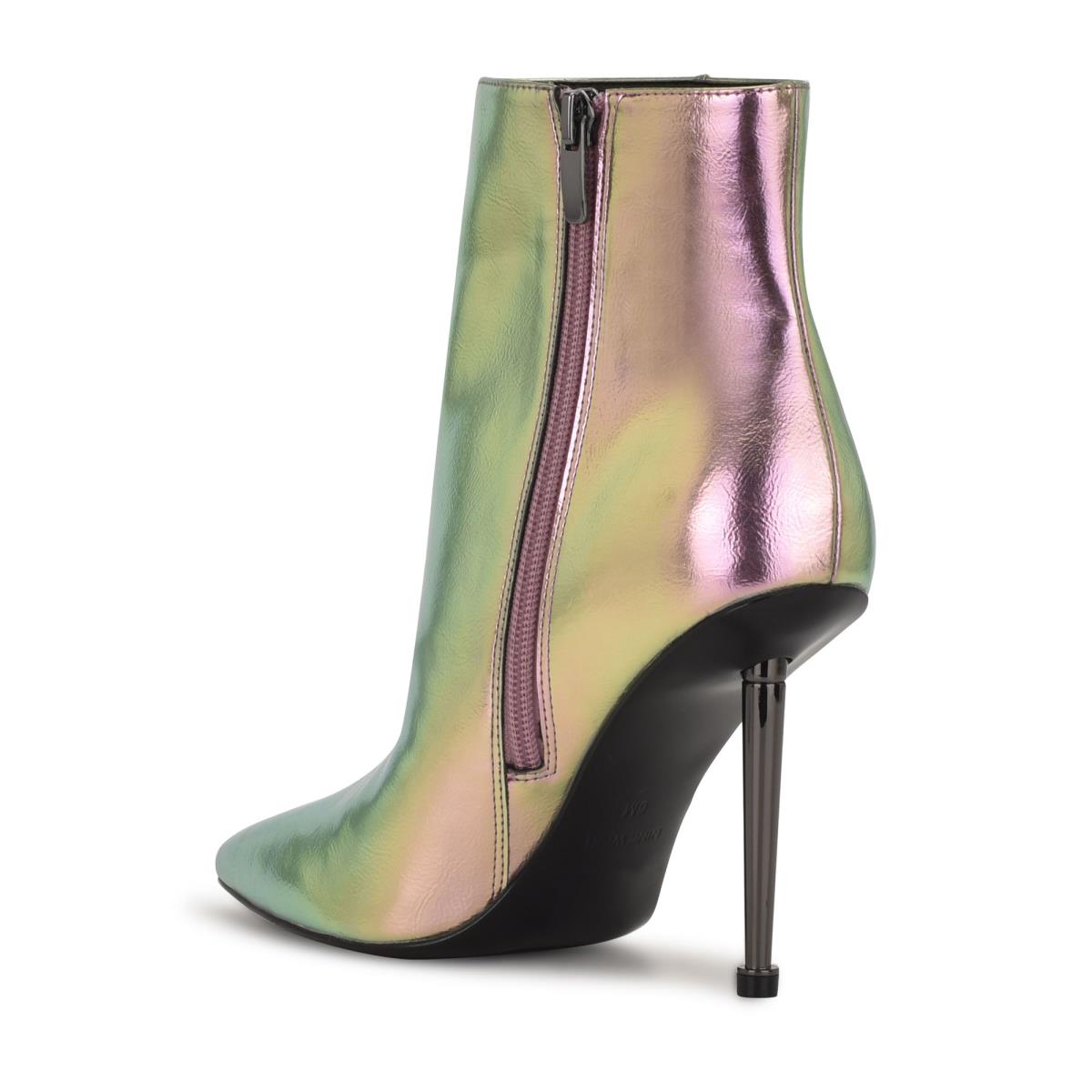 Nine West Tryin Kleider Stiefeletten Damen Metal | 4205NKPRS