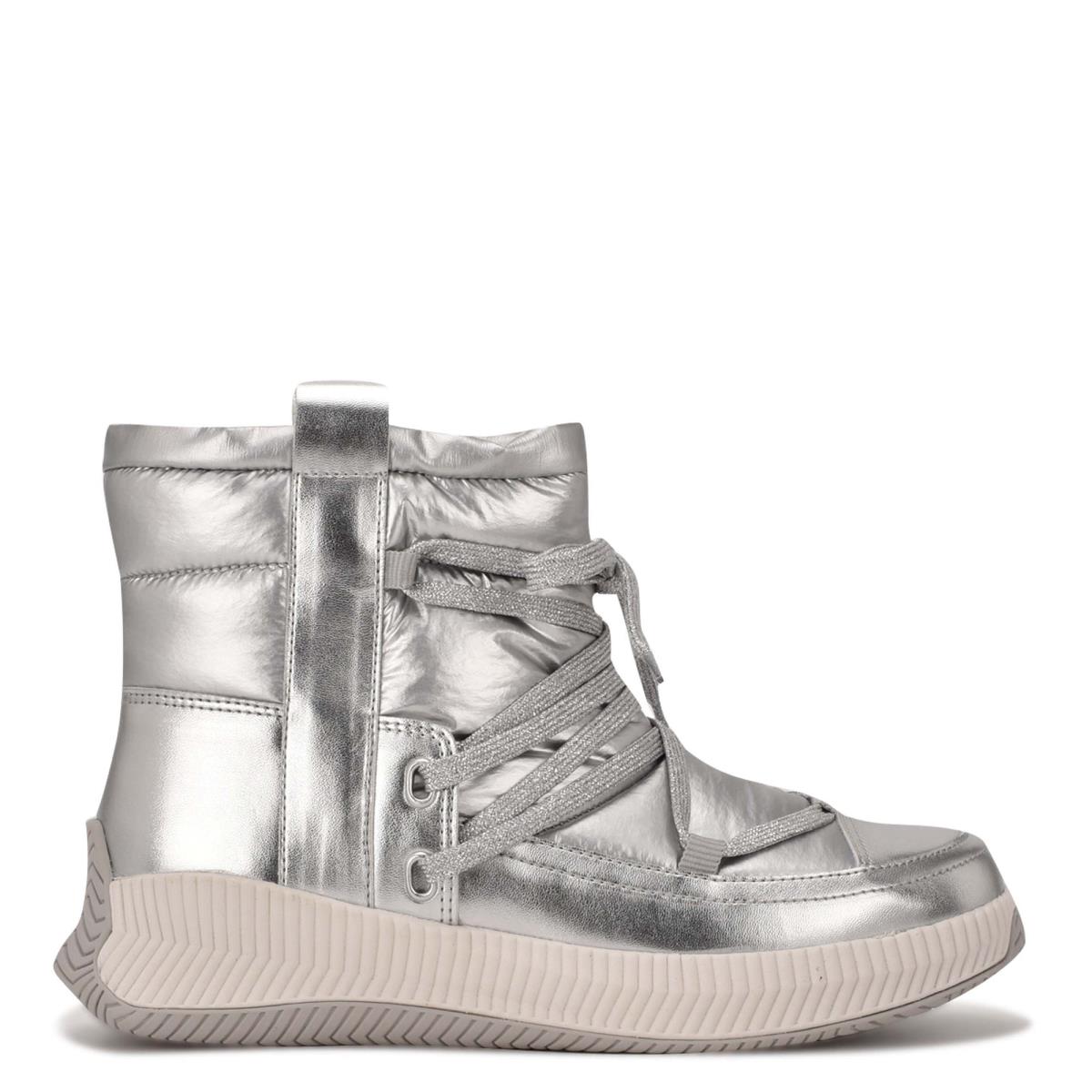 Nine West Tunnel Stiefeletten Damen Silber | 7058IMZGF