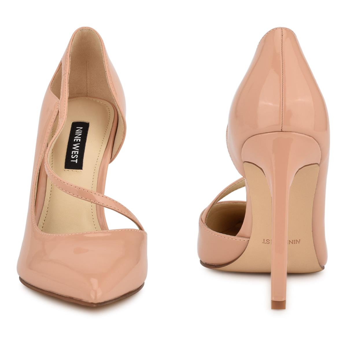 Nine West Twirl Pointy Kappe Pumps Damen Beige | 9728RQGAC