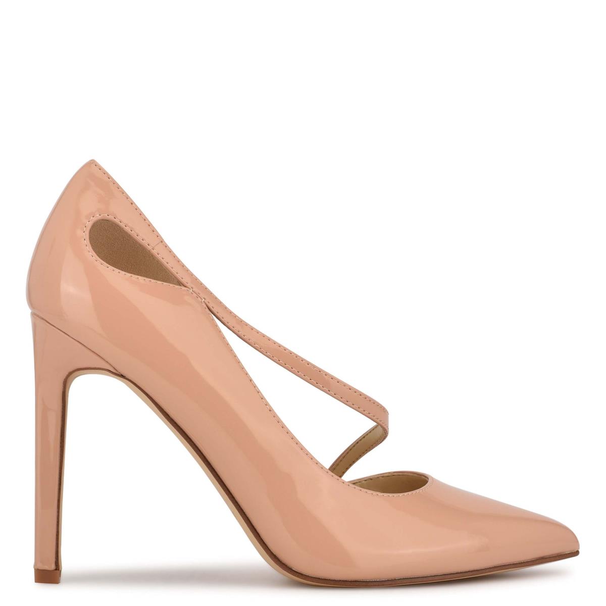 Nine West Twirl Pointy Kappe Pumps Damen Beige | 9728RQGAC