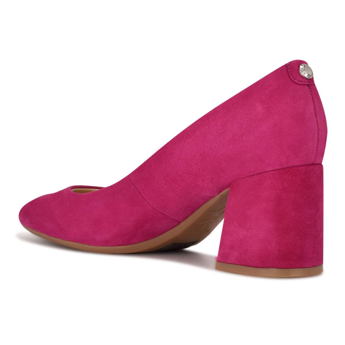 Nine West Vibe 9x9 Block Heel Pumps Damen Rosa | 1607BGNXS