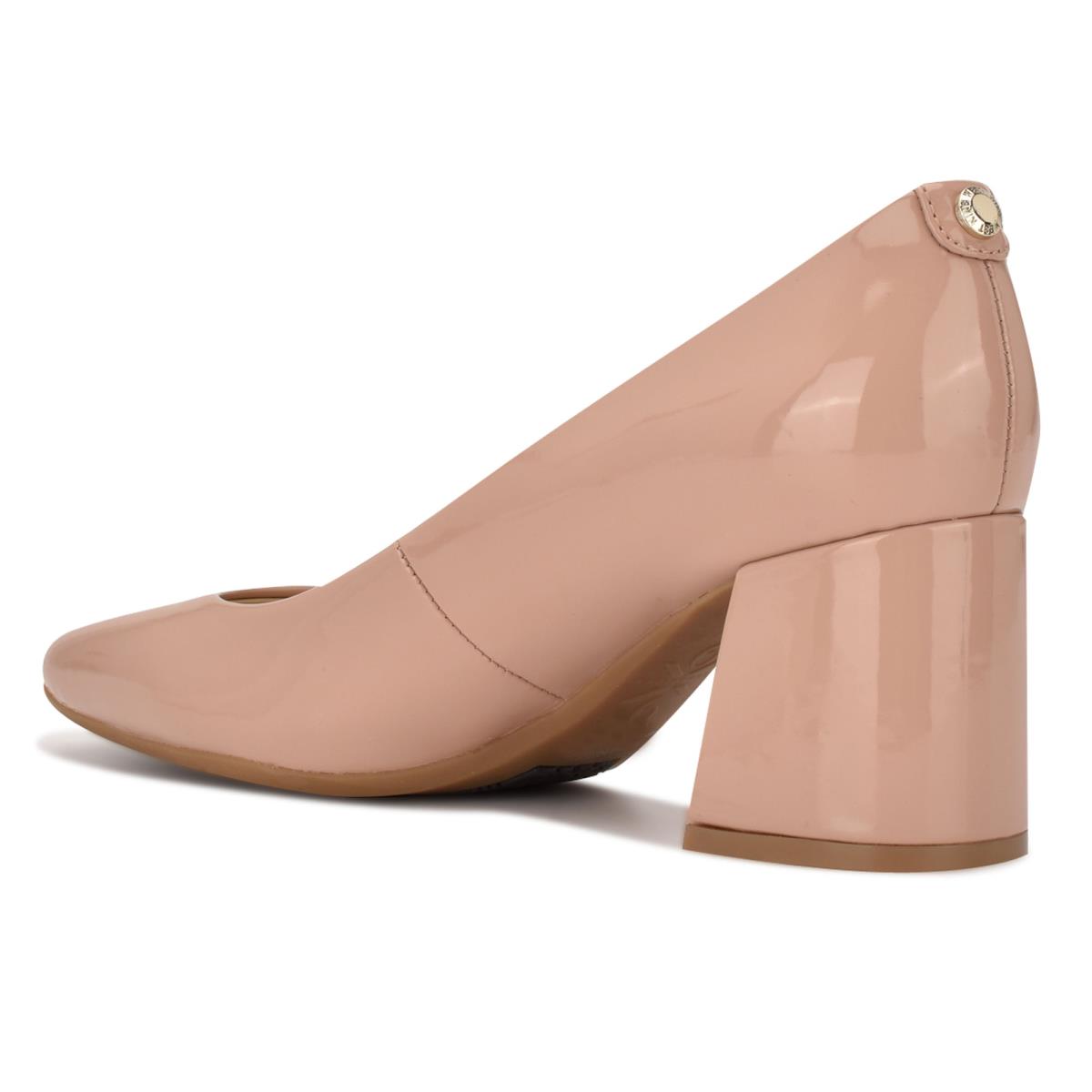 Nine West Vibe 9x9 Block Heel Pumps Damen Beige | 2183ZPOXR