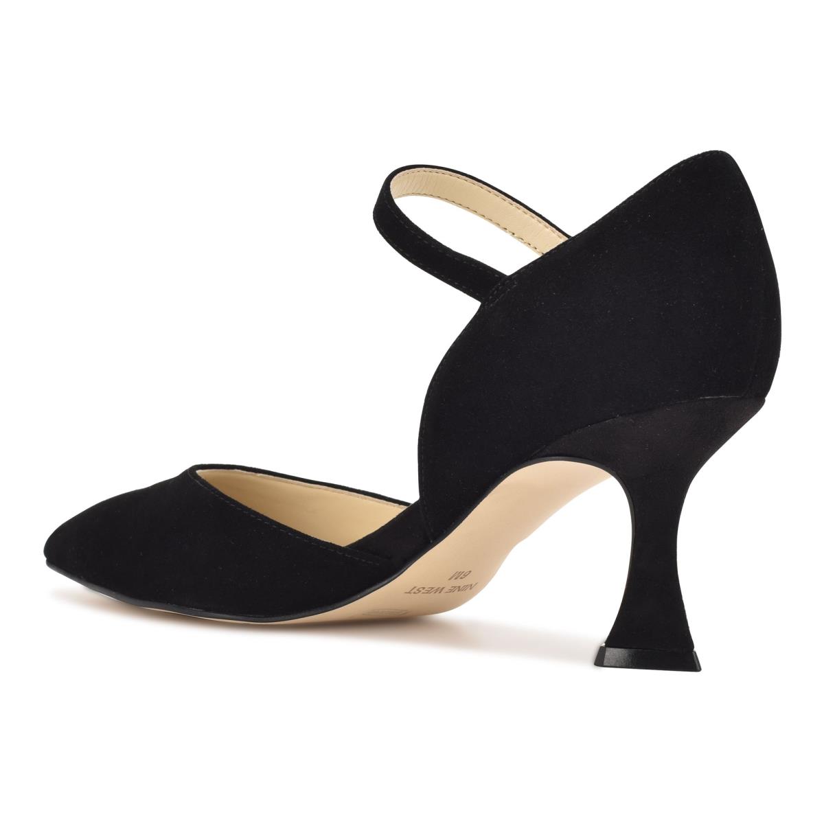 Nine West Wanah Pointy Kappe Pumps Damen Schwarz | 2738MPDLG