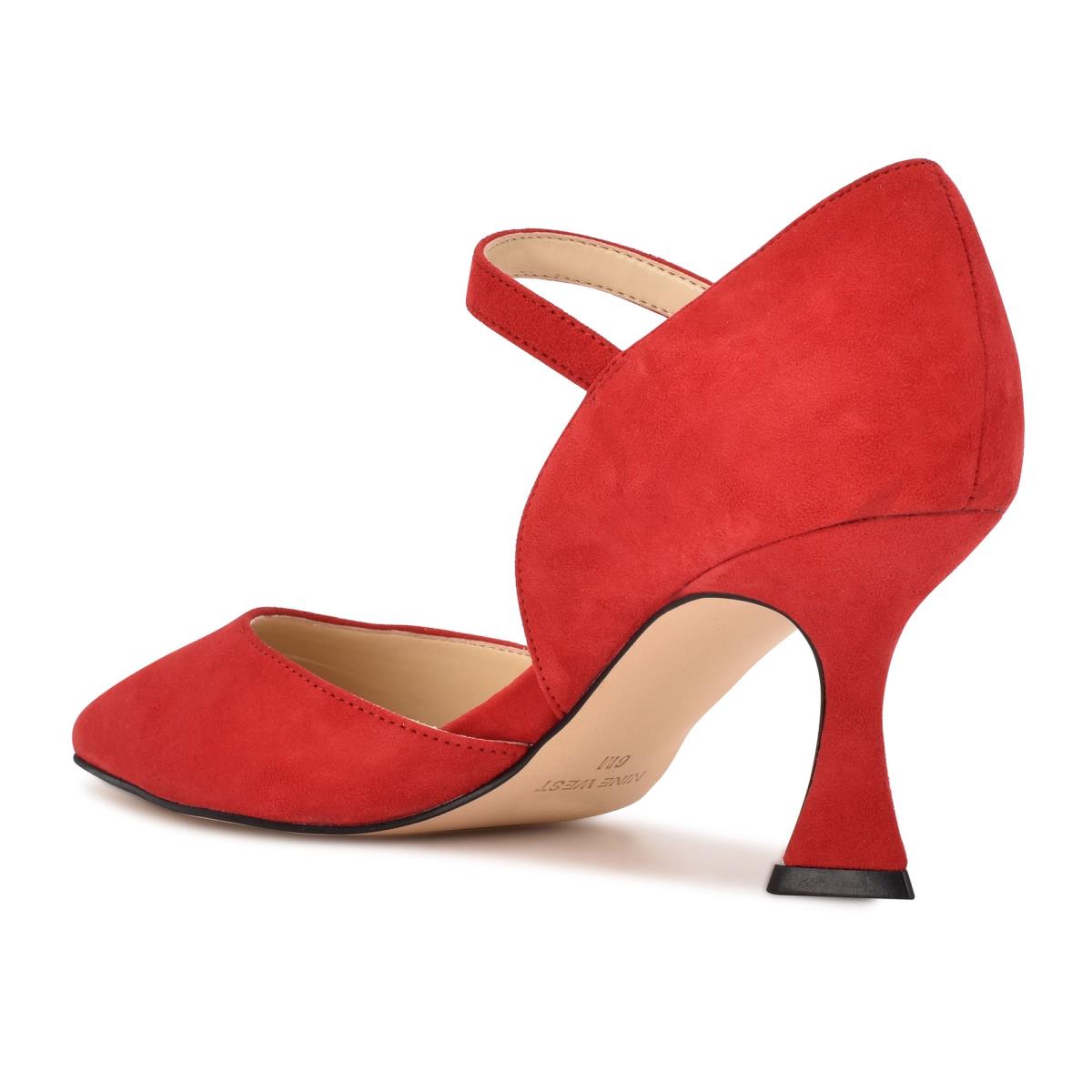 Nine West Wanah Pointy Kappe Pumps Damen Rot | 5093FZLWB