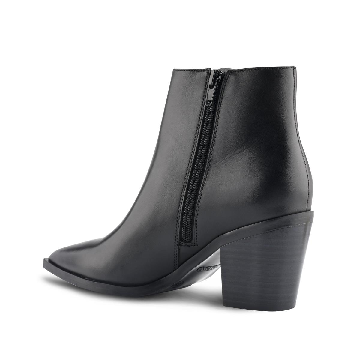 Nine West Wearit Block Heel Stiefeletten Damen Schwarz | 9165NVAGB