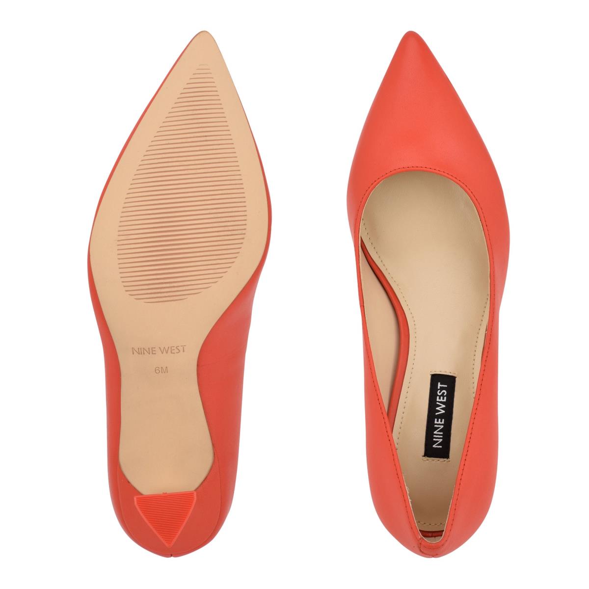 Nine West Workin Pointy Kappe Pumps Damen Orange | 6328CVGRE