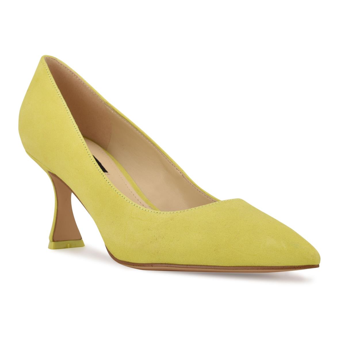 Nine West Workin Pointy Kappe Pumps Damen Gelb | 9481JKFCQ