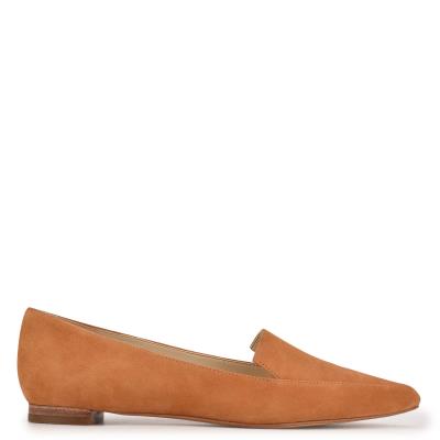 Nine West Abay Smoking Flats Damen Senfgelb | 3829ZGMVK