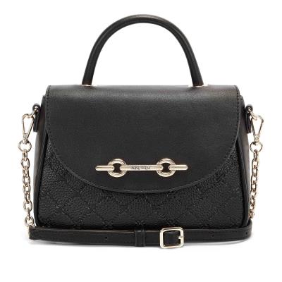 Nine West Addy Mini Top Handle Flap crossbody taschen Damen Schwarz | 2698LYZOU