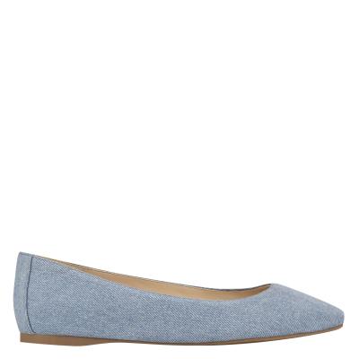 Nine West Alena Square-Kappe Ballerinas Damen Blau | 2857WTXQS