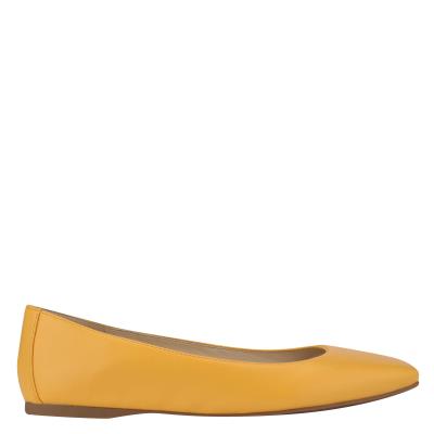 Nine West Alena Square-Kappe Ballerinas Damen Gelb | 7036UCXVL