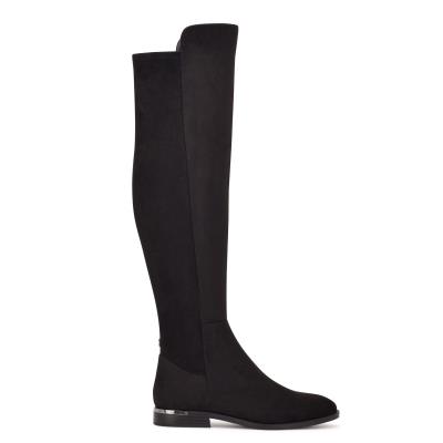 Nine West Allair Over the Knee Stiefel Damen Schwarz | 8045YWZGM