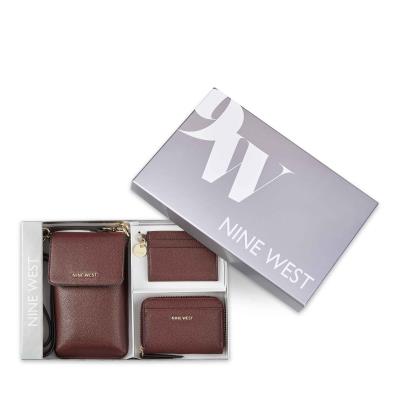 Nine West Azalea 3 Piece Box Set Geldbörse Damen Bordeaux | 4590TEBIS