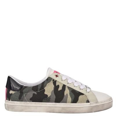 Nine West Best Lässige Turnschuhe Damen Grün Camouflage | 6735FYPAQ