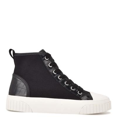 Nine West Dyiane High Top Sneakers Damen Schwarz | 5479GFEXI