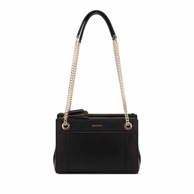 Nine West Ellie A List crossbody taschen Damen Schwarz | 9526DVILB