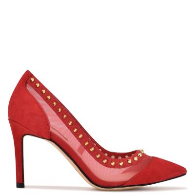 Nine West Erian Pointy Kappe Pumps Damen Rot | 8927QRXDC